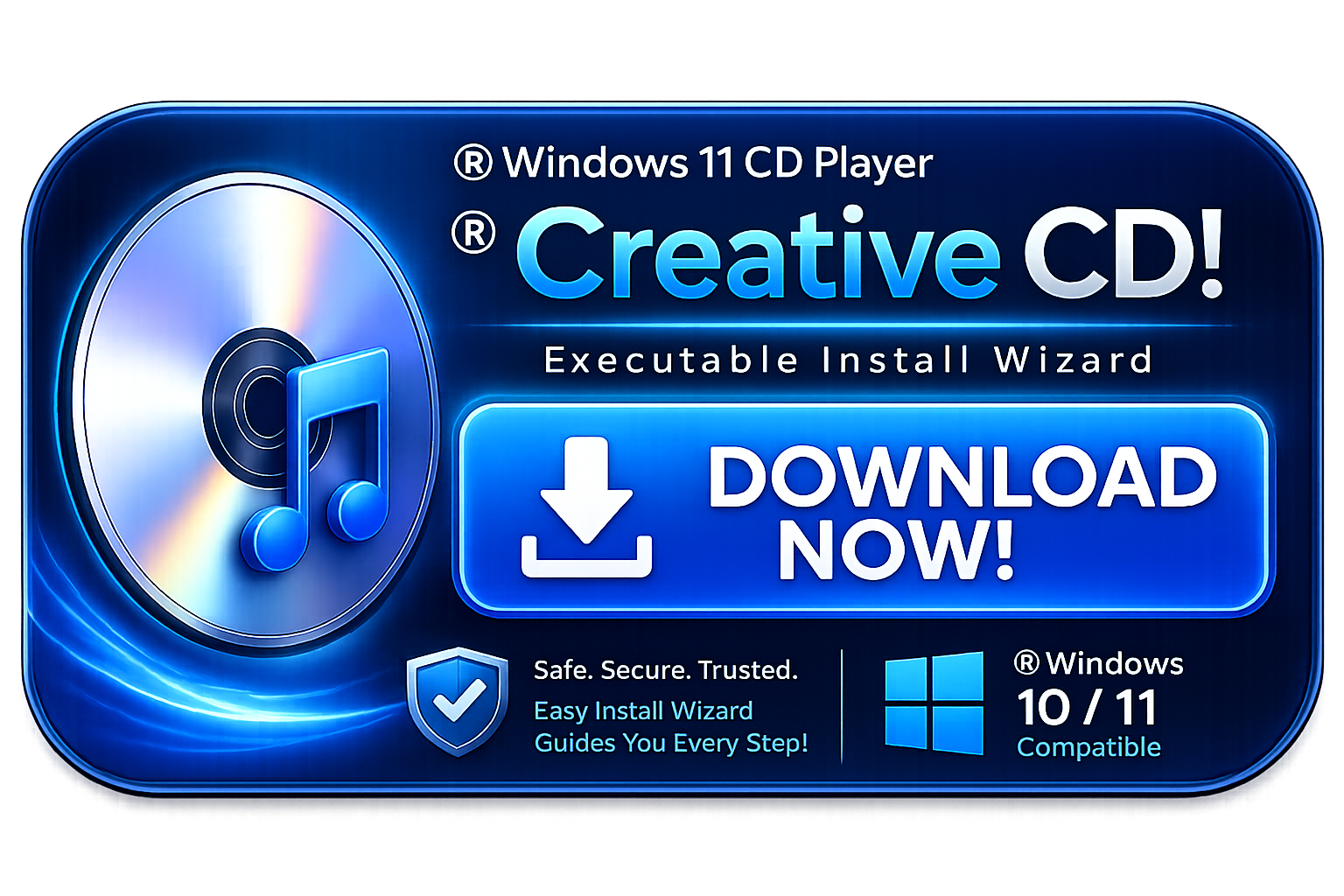 DOWNLOAD THIS AWESOME ™ CREATIVE © CD PLAYER NOW! - ® WINDOWS EXECUTABLE INSTALL WIZARD!